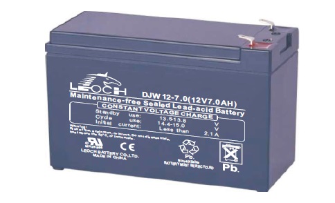 DJW 12-7 - аккумулятор Leoch 7ah 12V  